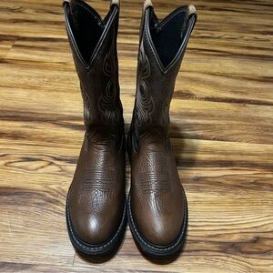 Noble Outfitters Men’s Work Boots Size 8 Round Toe Cowboy